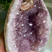 Load image into Gallery viewer, Rare - Uruguay amethyst geode with calcite and hematite