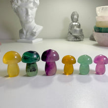 Load image into Gallery viewer, High quality - fluorite mushrooms (blind pick)