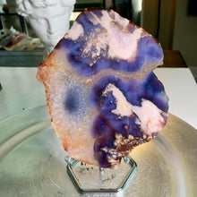 Load image into Gallery viewer, Top quality - blue flower agate slab/ slice