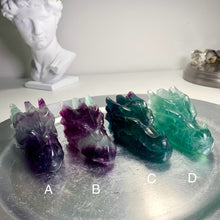 Load image into Gallery viewer, High quality - fluorite dragon head