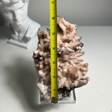 Load image into Gallery viewer, Large Pink Calcite Cluster with Dogtooth Crystals and Frosty Sparkling Matrix|Natural Mineral Decor and Heart Chakra Healing