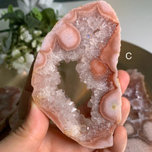 Load image into Gallery viewer, Top quality - pink amethyst slab / flower agate slab/ slice