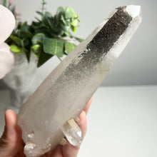 Load image into Gallery viewer, Specular Hematite Included Quartz Point
with Secondary Quartz Growth