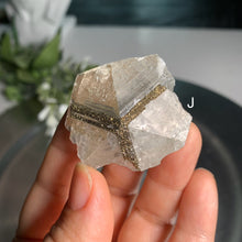 Load image into Gallery viewer, Rare - Benz calcite with pyrite