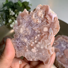 Load image into Gallery viewer, Top quality - pink amethyst flower agate slab/ slice