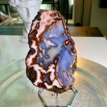 Load image into Gallery viewer, Top quality - blue flower agate slab / slice