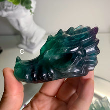 Load image into Gallery viewer, High quality - fluorite dragon head