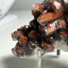 Load image into Gallery viewer, Red Hematite Included Quartz Cluster — Natural Red Phantom Crystal for Collection and Home Decor