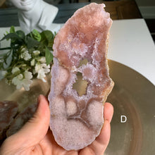 Load image into Gallery viewer, Top quality - pink amethyst slab / flower agate slab/ slice