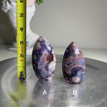 Load image into Gallery viewer, Rare - top quality blue flower agate flame