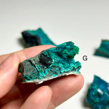 Load image into Gallery viewer, Natural Chrysocolla on Matrix – Blue Green Copper Mineral Specimens | One of a Kind Selection (A–I) | Peru
