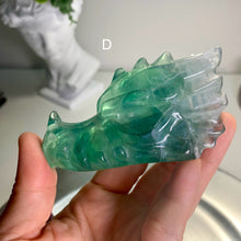 Load image into Gallery viewer, High quality - fluorite dragon head