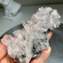 Load image into Gallery viewer, High quality- pink lemurian quartz cluster from Colombia