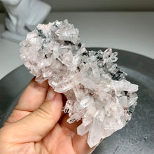 Load image into Gallery viewer, High quality- pink lemurian quartz cluster from Colombia