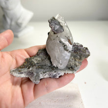 Load image into Gallery viewer, Calcite Crystal with Fluorite and Pyrite | Daye Mine China | Natural Mineral Specimen