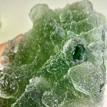 Load image into Gallery viewer, Rare Green Botryoidal Fluorite from Xianghualing, Hunan – Nipple Fluorite Plate for Art Display and Mineral Collection