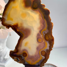 Load image into Gallery viewer, High quality - agate slice with stand from Brazil