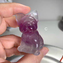 Load image into Gallery viewer, Fluorite dog /fluorite carvings