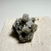 Load image into Gallery viewer, Cubic Calcite on Pyrite | Daye Mine, China | Natural Mineral Specimen