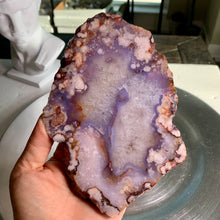 Load image into Gallery viewer, High quality - blue flower agate slab / slice
