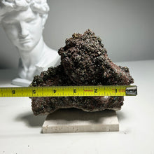 Load image into Gallery viewer, Large Pyrite and Hematite Cluster on Calcite — Sparkling Natural Crystal for Home Decor and Mineral Collection