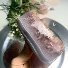 Load image into Gallery viewer, High quality- druzy rainbow /colorful amethyst from Uruguay