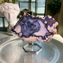 Load image into Gallery viewer, High quality - blue flower agate slab / slice