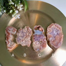 Load image into Gallery viewer, Top quality - pink amethyst flower agate slab/ slice