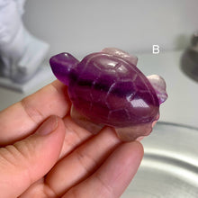 Load image into Gallery viewer, High quality - fluorite turtle/fluorite hippopotamus