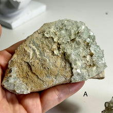 Load image into Gallery viewer, Glassy Moss Fluorite on Matrix | Natural Green Fluorite Crystal | Mineral Specimen | Home Decor | A or B