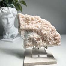 Load image into Gallery viewer, Large Pearly Pink Dolomite Cluster on Matrix — Natural Crystal Display for Home Decor and Healing Energy