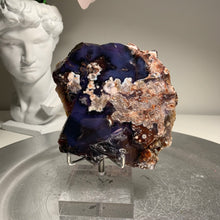 Load image into Gallery viewer, Top quality - blue flower agate slab/slice (natural color)