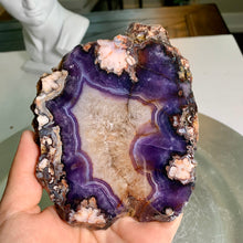 Load image into Gallery viewer, Top quality - blue flower agate slab/ slice