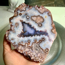 Load image into Gallery viewer, High quality - blue flower agate slab/ blue flower agate slice