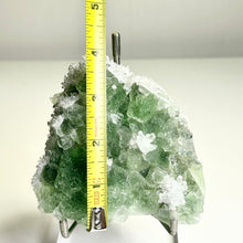 Load image into Gallery viewer, Large Green Nipple Fluorite with Clear Crystal Growth Rare Raw Fluorite Cluster Frosted Edge Mineral Specimen