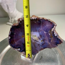 Load image into Gallery viewer, High quality - blue flower agate slab/ slice ( natural color)