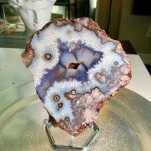 Load image into Gallery viewer, Top quality - blue flower agate slab/slice