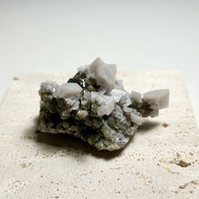 Load image into Gallery viewer, Cubic Calcite on Pyrite | Daye Mine, China | Natural Mineral Specimen
