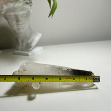 Load image into Gallery viewer, Specular Hematite Included Quartz Point
with Secondary Quartz Growth