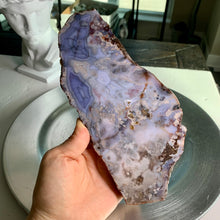 Load image into Gallery viewer, High quality - blue flower agate slab / slice