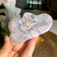Load image into Gallery viewer, Rare - to quality pink flower agate clouds with unique banding