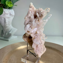Load image into Gallery viewer, Pink lemurian quartz cluster from Colombia