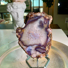 Load image into Gallery viewer, Top quality - blue flower agate slice / slab