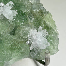 Load image into Gallery viewer, Large Green Nipple Fluorite with Clear Crystal Growth Rare Raw Fluorite Cluster Frosted Edge Mineral Specimen