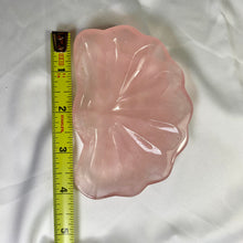 Load image into Gallery viewer, Rose quartz bowl/ rose quartz shell plate