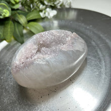 Load image into Gallery viewer, Top quality – Light lavender amethyst geode from Uruguay with sparkling druzy