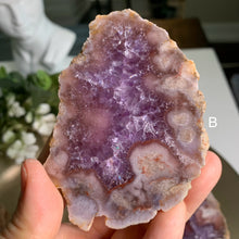 Load image into Gallery viewer, Top quality - pink amethyst flower agate slab/slice