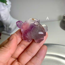 Load image into Gallery viewer, High quality - fluorite turtle/fluorite hippopotamus