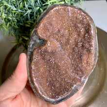 Load image into Gallery viewer, Rare - reddish rainbow amethyst freeform/ rainbow amethyst geode