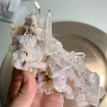 Load image into Gallery viewer, Pink lemurian quartz cluster from Colombia